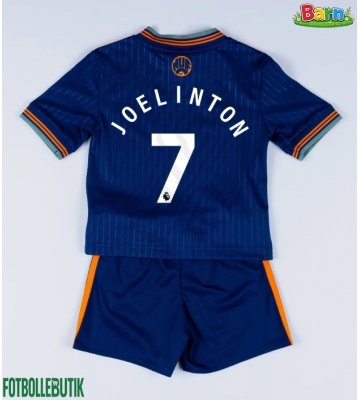 Newcastle United Joelinton #7 Tredjeställ Barn 2025-26 Kortärmad (+ Korta byxor)